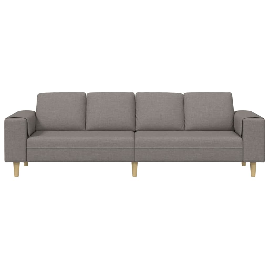 Woonkamer Bank Taupe 250 x 77 x 76 cm Polyester is nu te koop bij PeponiXL, paradijselijk wonen!