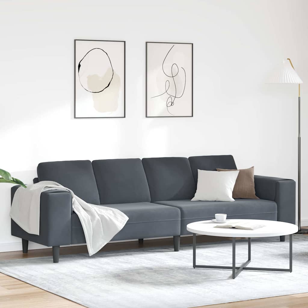 Woonkamer Bank Donkergrijs 250 x 77 x 76 cm is nu te koop bij PeponiXL, paradijselijk wonen!