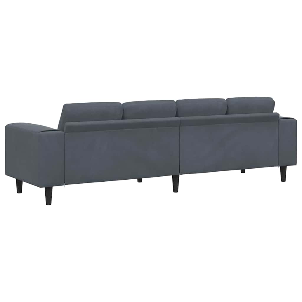 Woonkamer Bank Donkergrijs 250 x 77 x 76 cm is nu te koop bij PeponiXL, paradijselijk wonen!