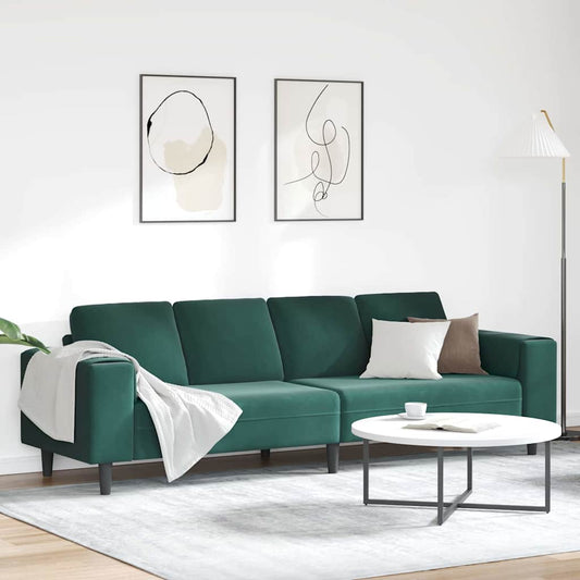 Woonkamer Bank Donkergroen 250 x 77 x 76 cm is nu te koop bij PeponiXL, paradijselijk wonen!