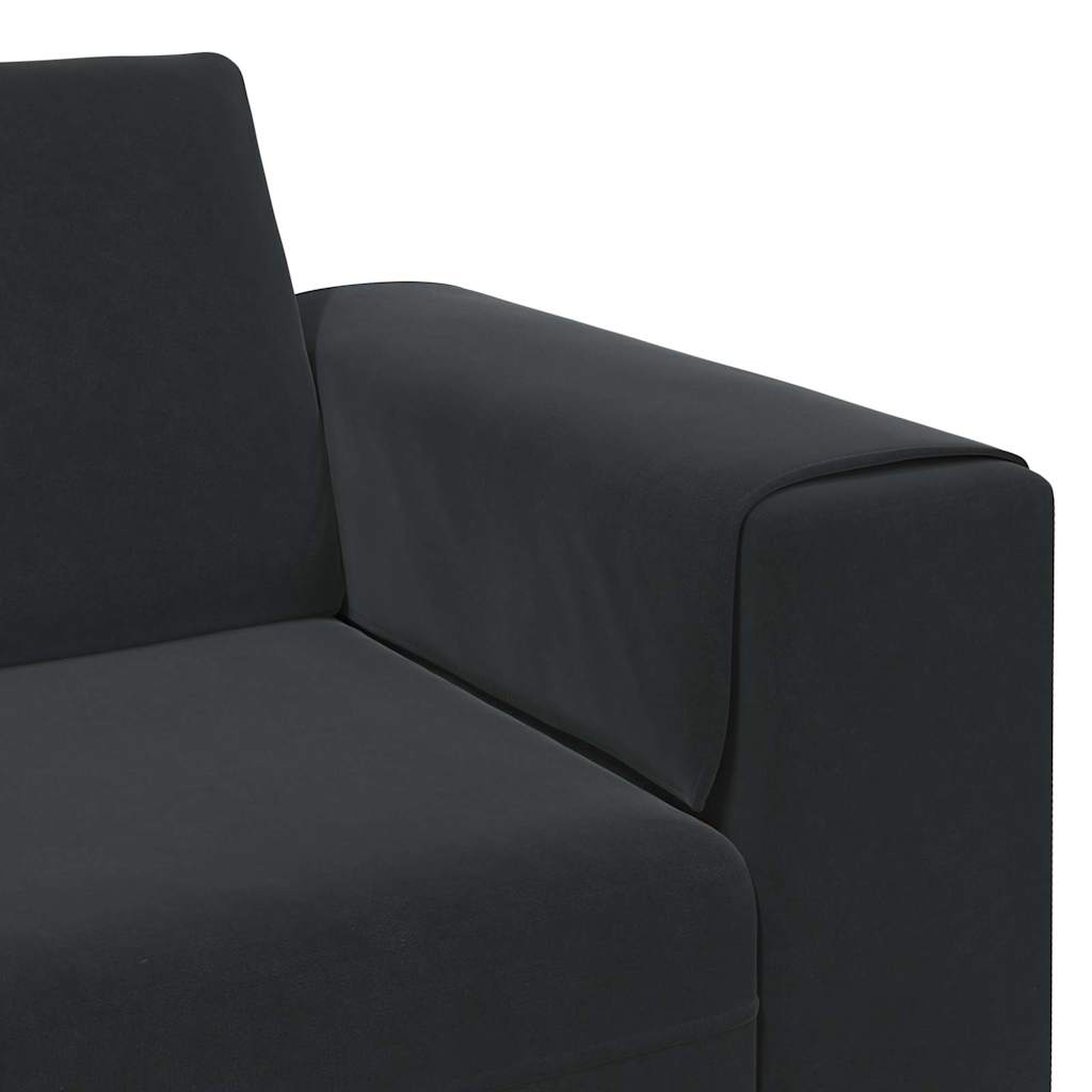 Woonkamer Bank Zwart 250 x 77 x 76 cm is nu te koop bij PeponiXL, paradijselijk wonen!
