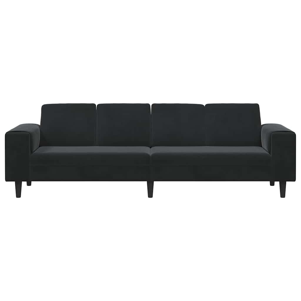 Woonkamer Bank Zwart 250 x 77 x 76 cm is nu te koop bij PeponiXL, paradijselijk wonen!