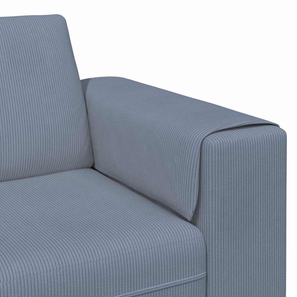 Bank Blauw 250 x 77 x 76 cm Katoen Stof is nu te koop bij PeponiXL, paradijselijk wonen!