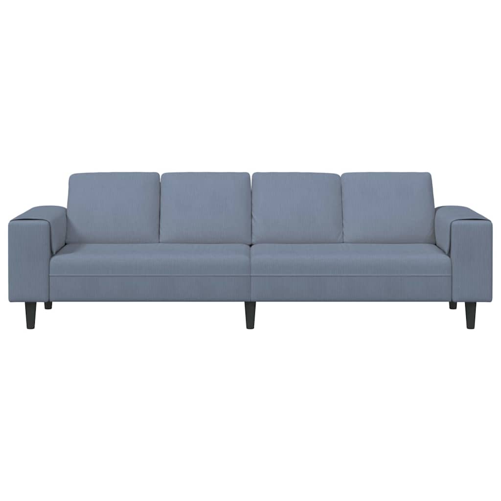 Bank Blauw 250 x 77 x 76 cm Katoen Stof is nu te koop bij PeponiXL, paradijselijk wonen!