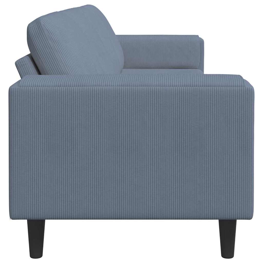 Bank Blauw 250 x 77 x 76 cm Katoen Stof is nu te koop bij PeponiXL, paradijselijk wonen!