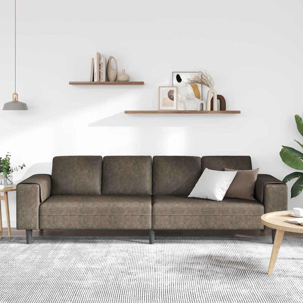 Woonkamer Bank Donkergrijs 250 x 77 x 76 cm is nu te koop bij PeponiXL, paradijselijk wonen!