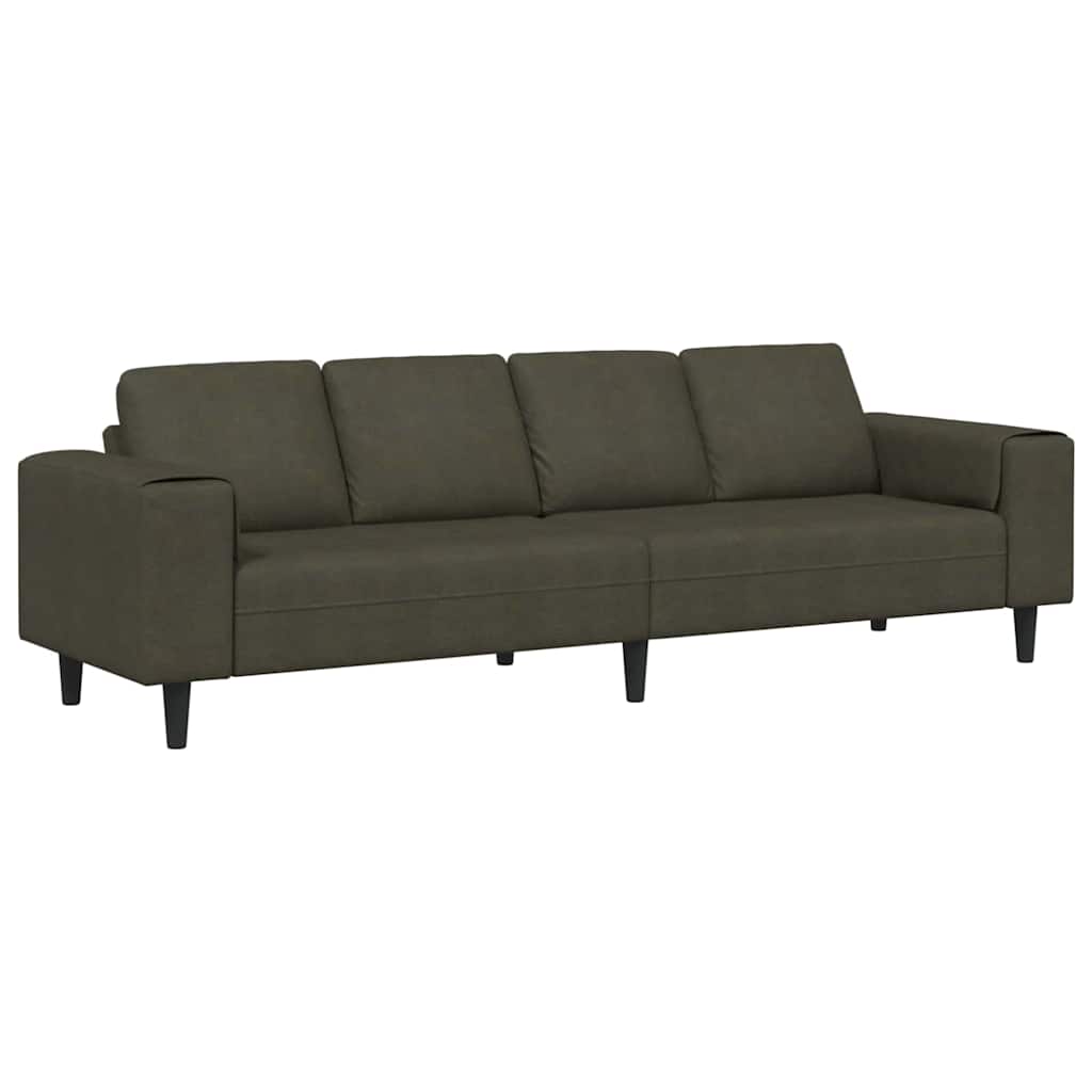 Woonkamer Bank Legergroen 250 x 77 x 76 cm