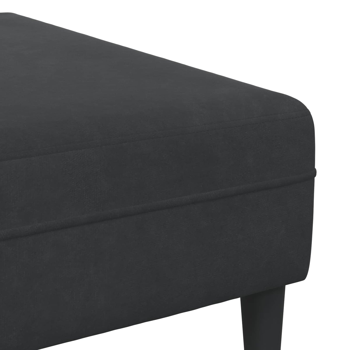 Woonkamer Bank 3 pcs Zwart 250 x 188 x 76 cm is nu te koop bij PeponiXL, paradijselijk wonen!