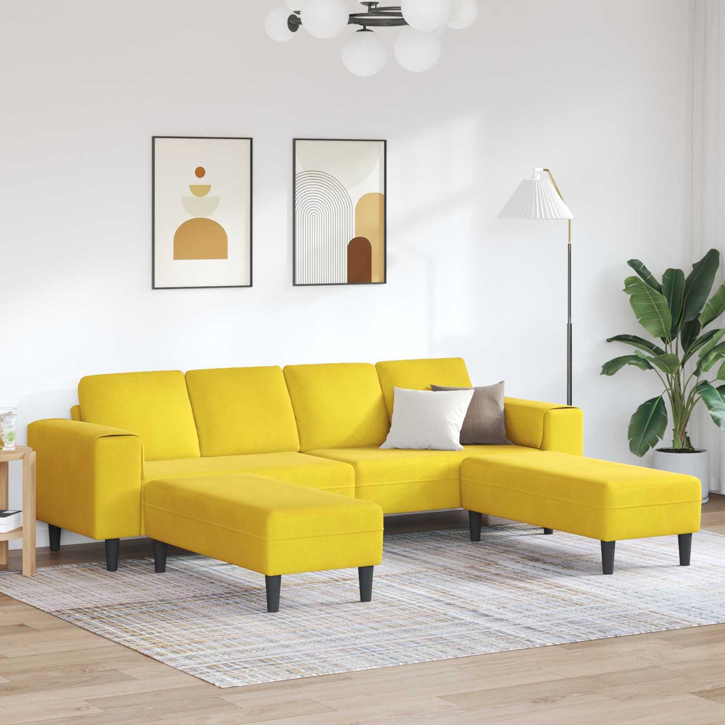 Woonkamer Bank 3 st Geel