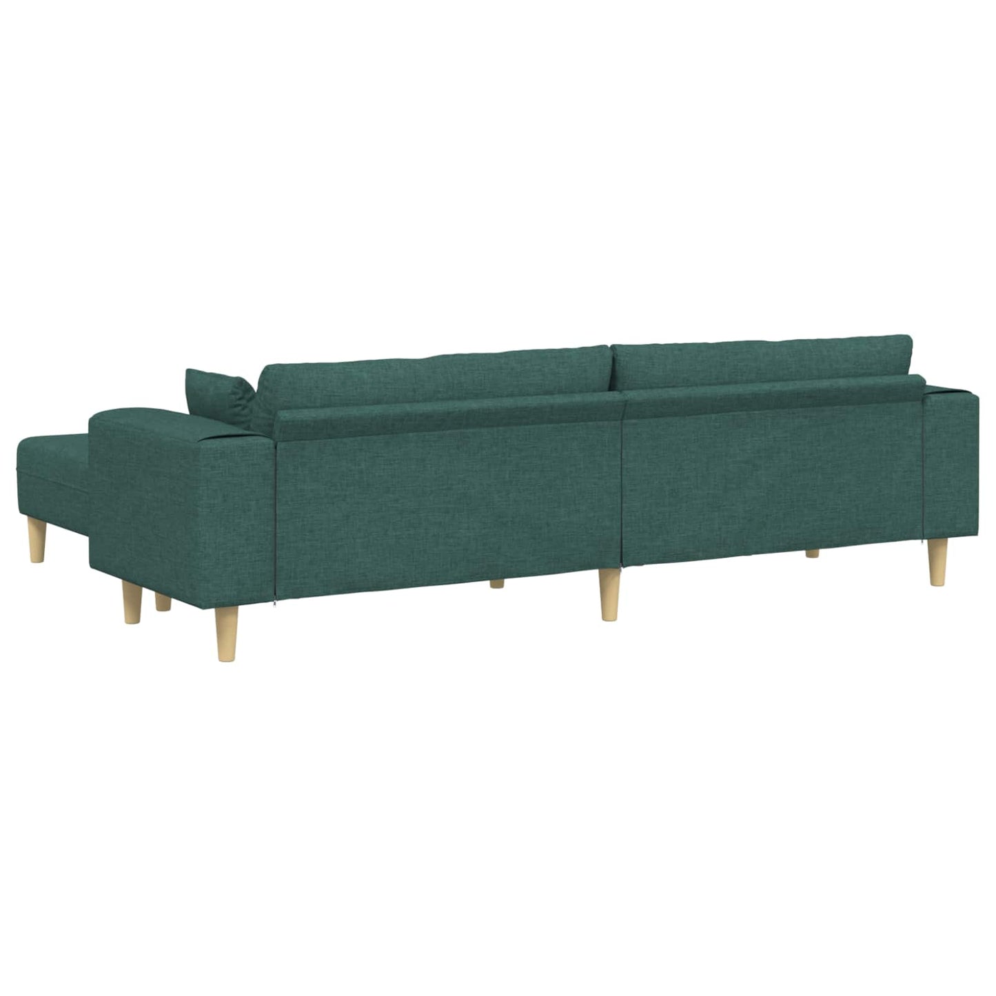 Bank met kussen 3 pcs Donkergroen Stof