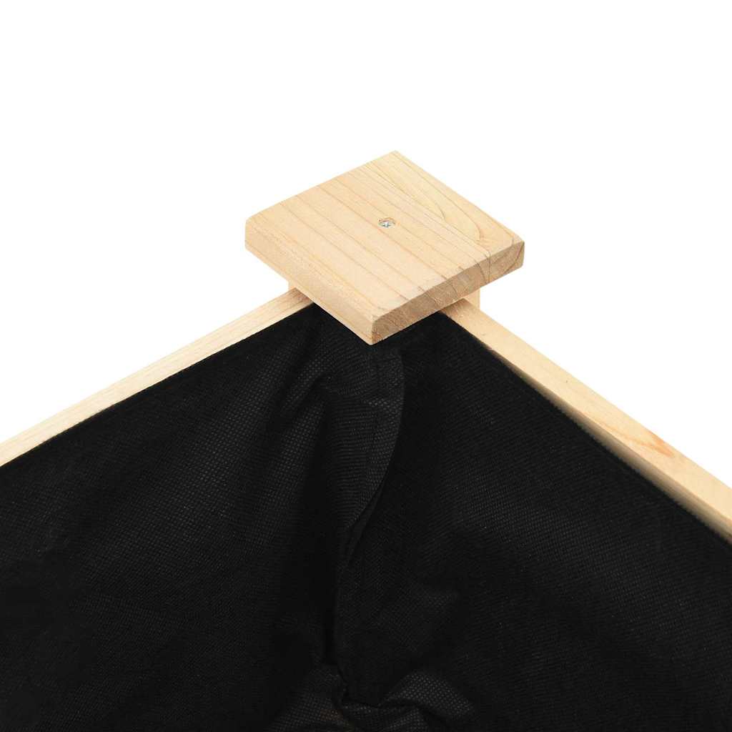 Tuin Bloempot Beige 90 x 90 x 76,5 cm Massief Vurenhout is nu te koop bij PeponiXL, paradijselijk wonen!