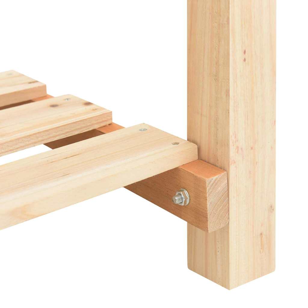 Tuin Bloempot Beige 161,5 x 45 x 76,5 cm Massief Vurenhout is nu te koop bij PeponiXL, paradijselijk wonen!