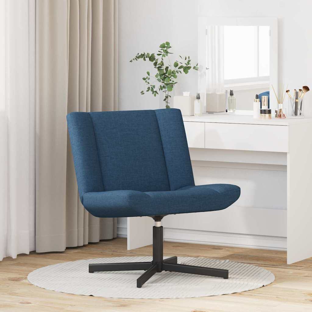 Draaistoel Blauw 63 x 75 x 76 cm Stof is nu te koop bij PeponiXL, paradijselijk wonen!