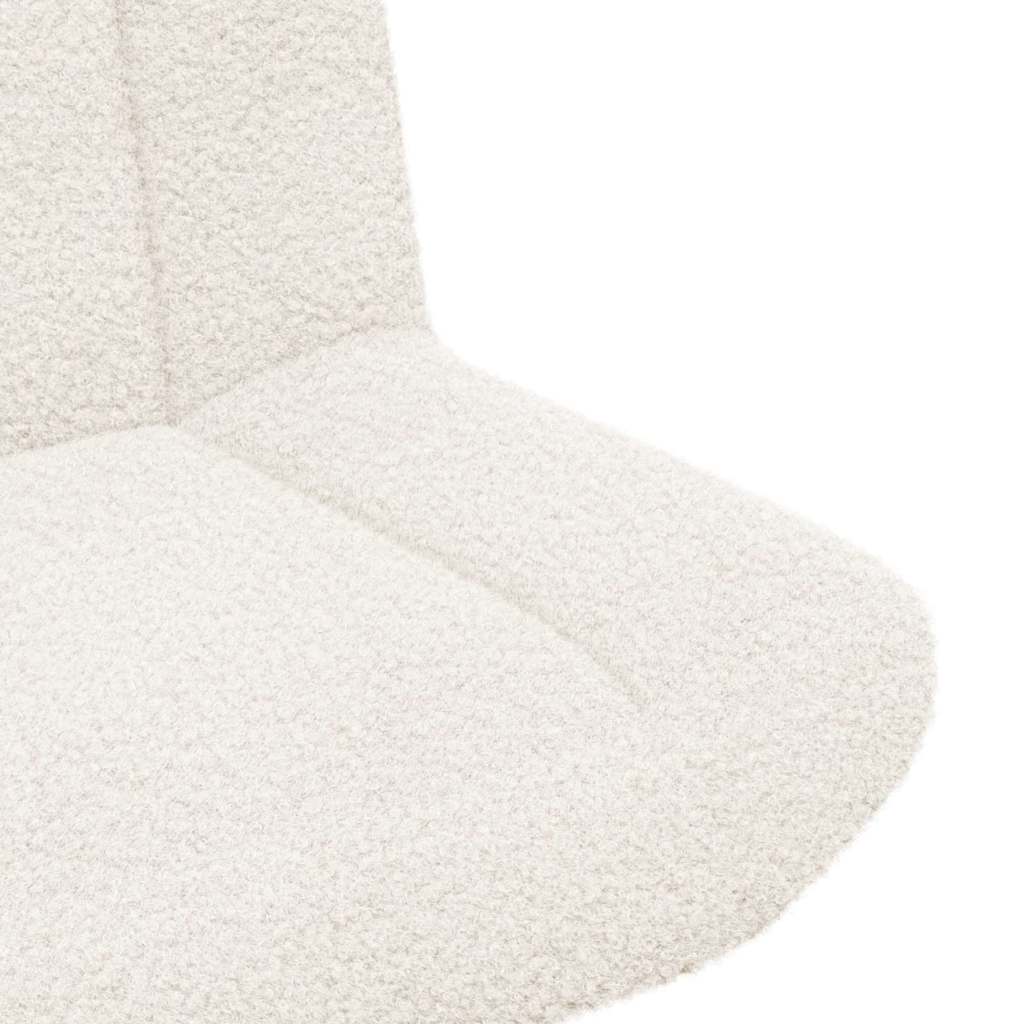 Draaistoel Crème 63 x 75 x 76 cm Schapenvacht is nu te koop bij PeponiXL, paradijselijk wonen!