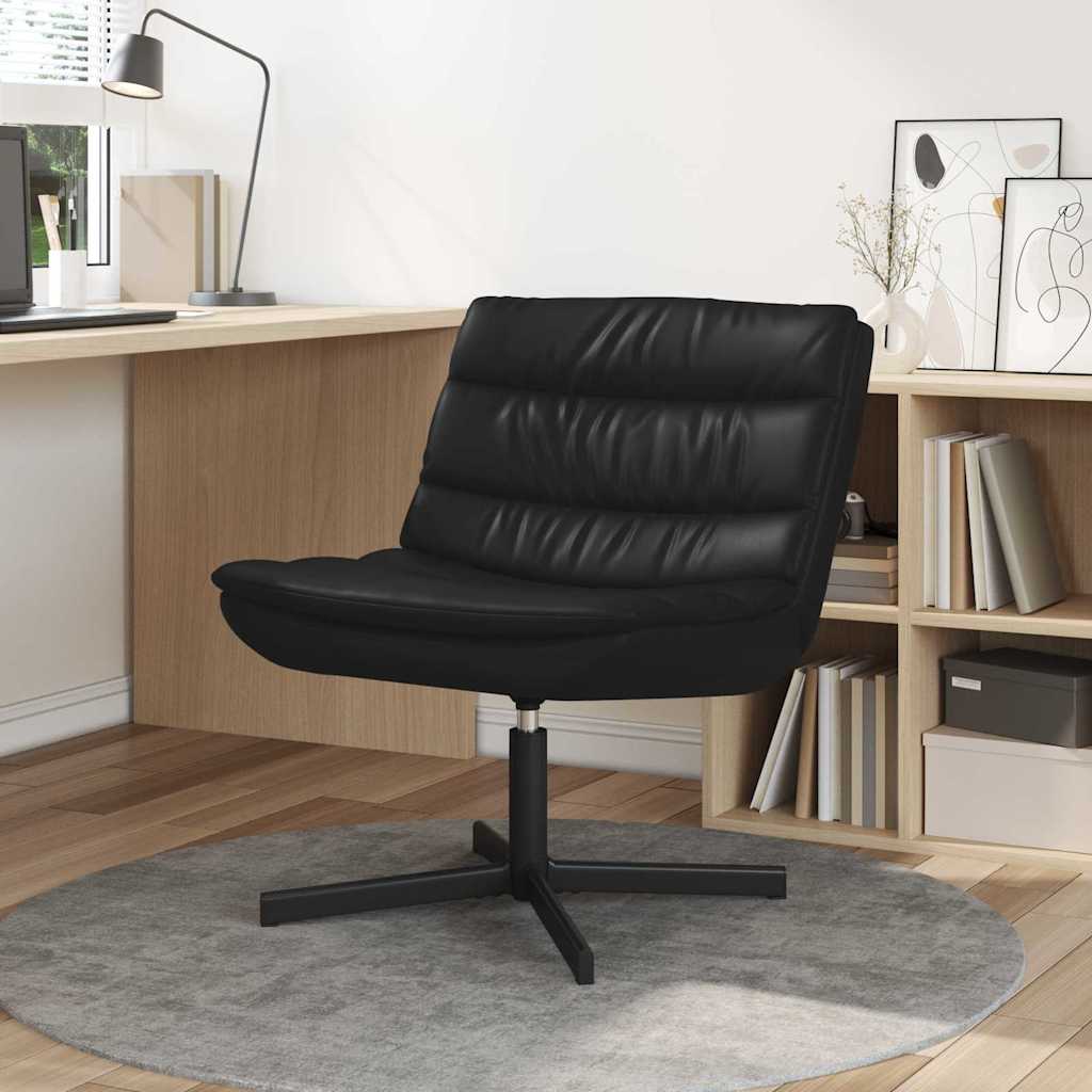 Draaistoel Zwart 63 x 75 x 76 cm PU is nu te koop bij PeponiXL, paradijselijk wonen!