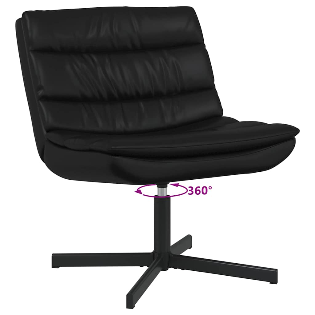 Draaistoel Zwart 63 x 75 x 76 cm PU is nu te koop bij PeponiXL, paradijselijk wonen!