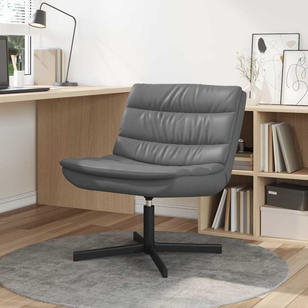 Draaistoel Grijs 63 x 75 x 76 cm PU is nu te koop bij PeponiXL, paradijselijk wonen!