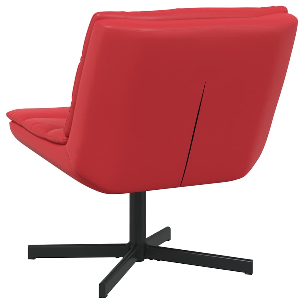 Draaistoel Rood 63 x 75 x 76 cm Kunstleer is nu te koop bij PeponiXL, paradijselijk wonen!