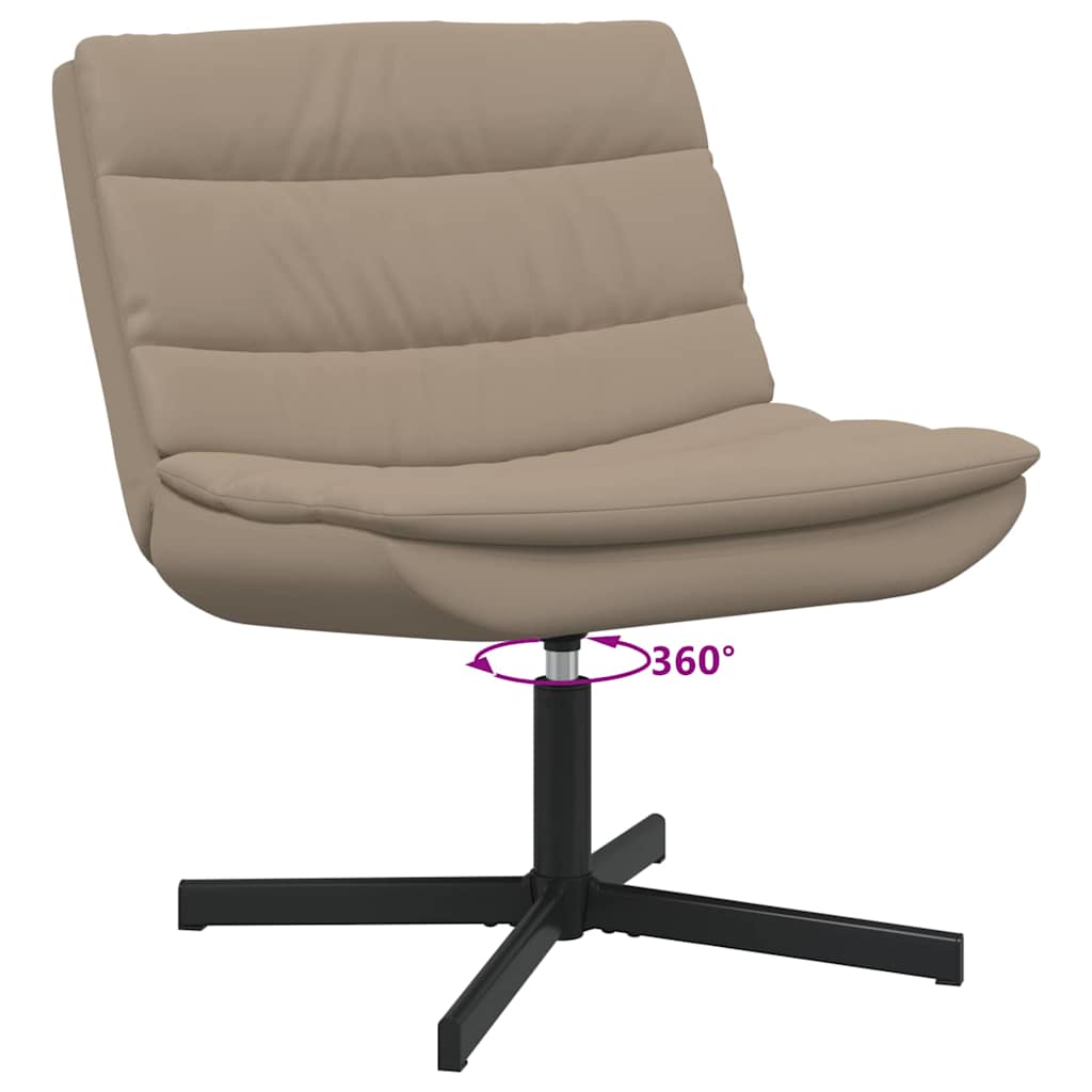 Draaistoel Cappuccino 63 x 75 x 76 cm PU is nu te koop bij PeponiXL, paradijselijk wonen!