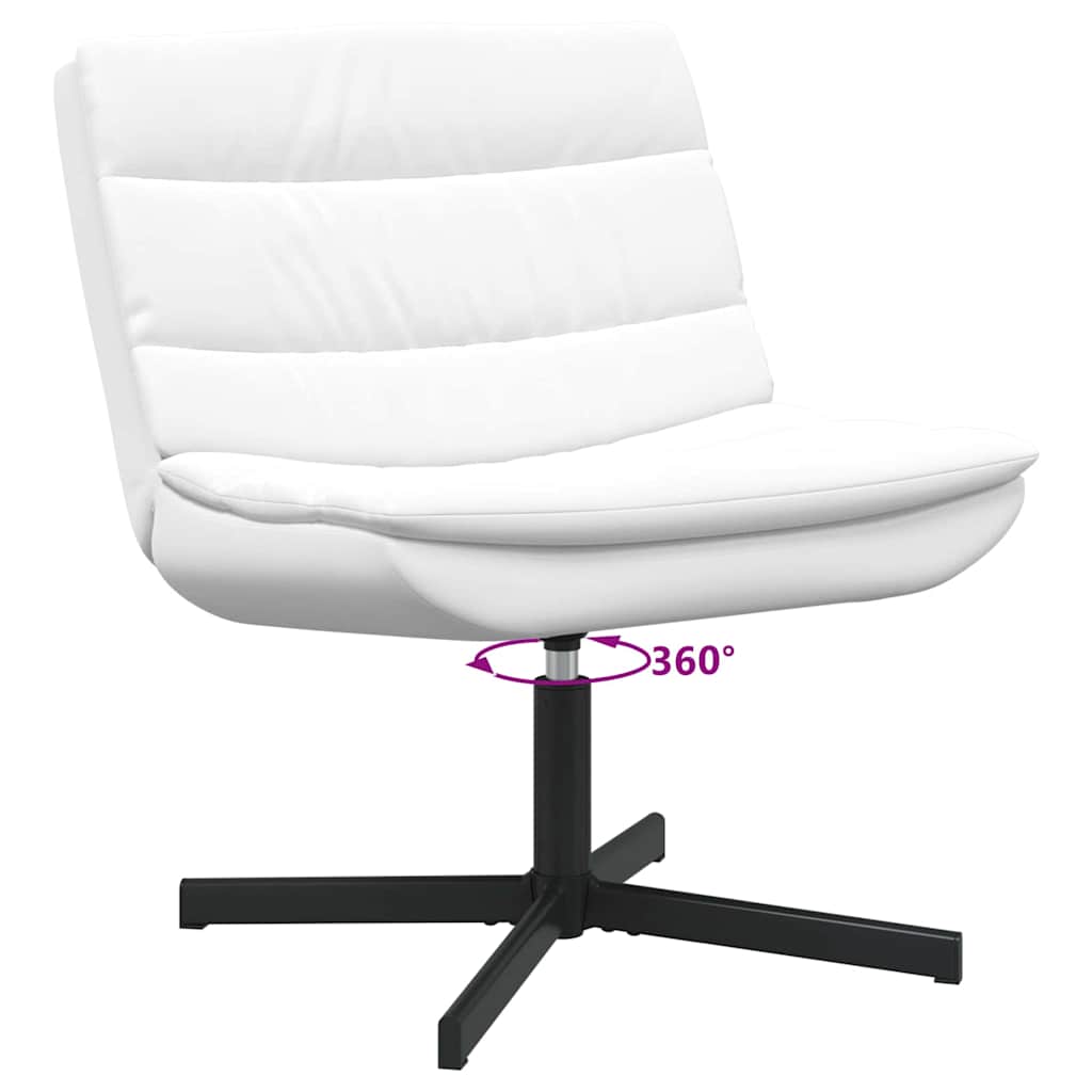 Draaistoel Wit 63 x 75 x 76 cm PU is nu te koop bij PeponiXL, paradijselijk wonen!