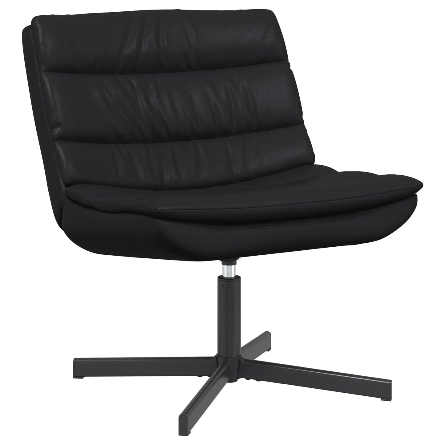 Draaistoel Zwart 63 x 75 x 76 cm Glanzend PU is nu te koop bij PeponiXL, paradijselijk wonen!