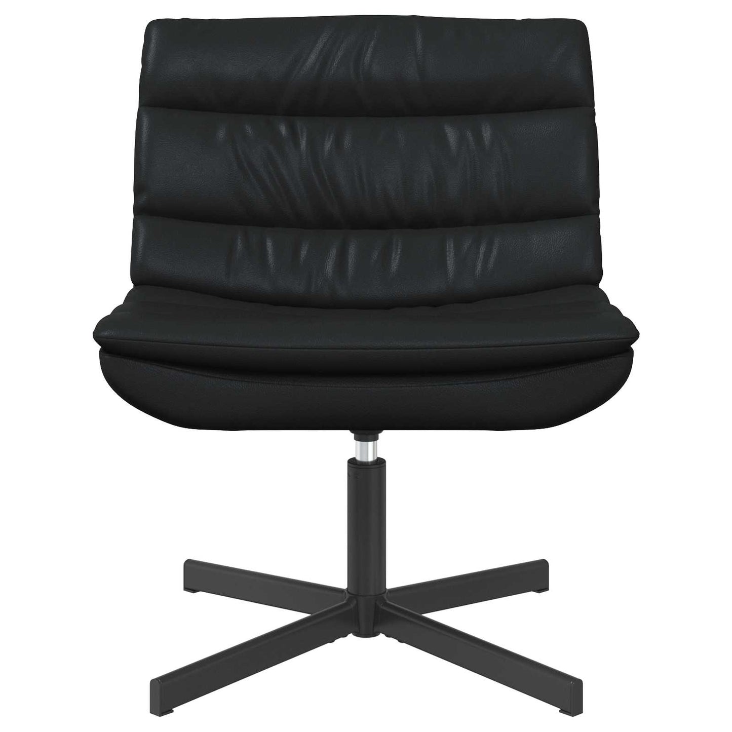 Draaistoel Zwart 63 x 75 x 76 cm Glanzend PU is nu te koop bij PeponiXL, paradijselijk wonen!