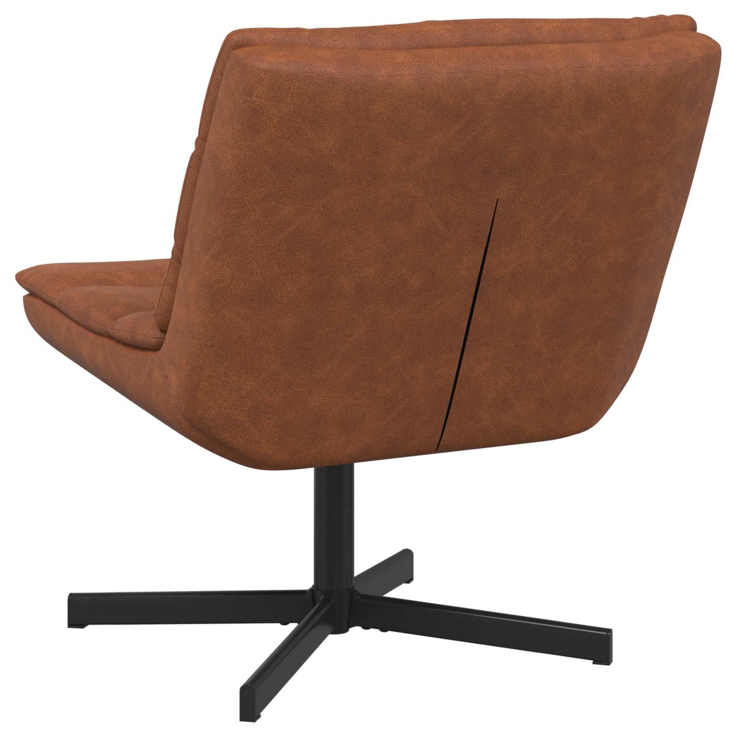 Draaistoel Bruin 63 x 75 x 76 cm Antiek PU is nu te koop bij PeponiXL, paradijselijk wonen!