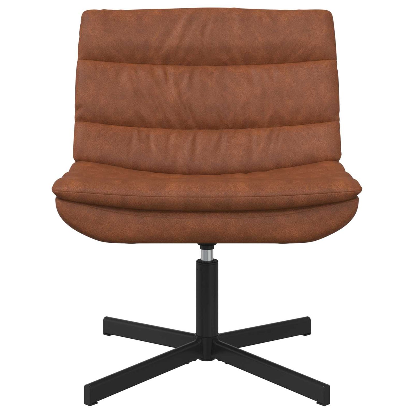 Draaistoel Bruin 63 x 75 x 76 cm Antiek PU is nu te koop bij PeponiXL, paradijselijk wonen!