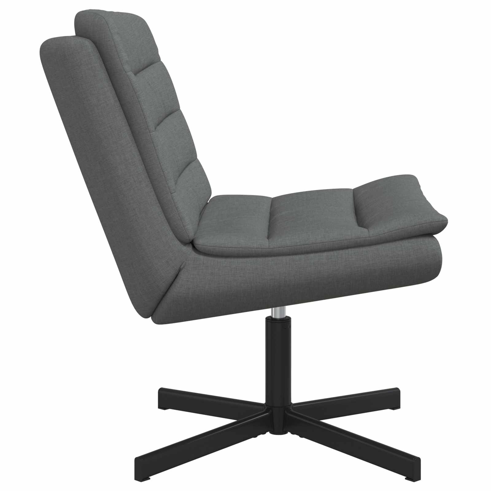 Draaistoel Donkergrijs 63 x 75 x 76 cm Stof is nu te koop bij PeponiXL, paradijselijk wonen!