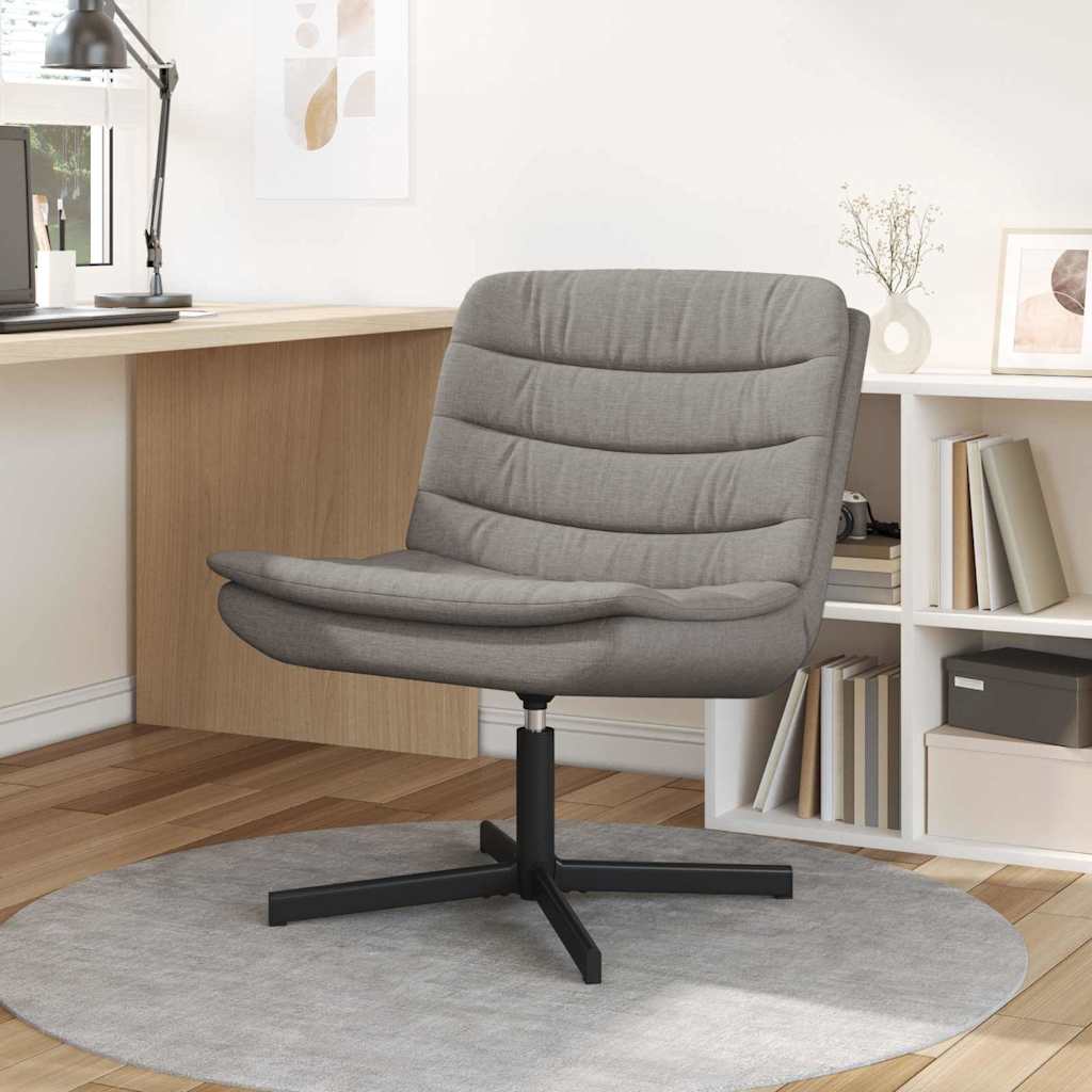 Draaistoel Taupe 63 x 75 x 76 cm Stof is nu te koop bij PeponiXL, paradijselijk wonen!