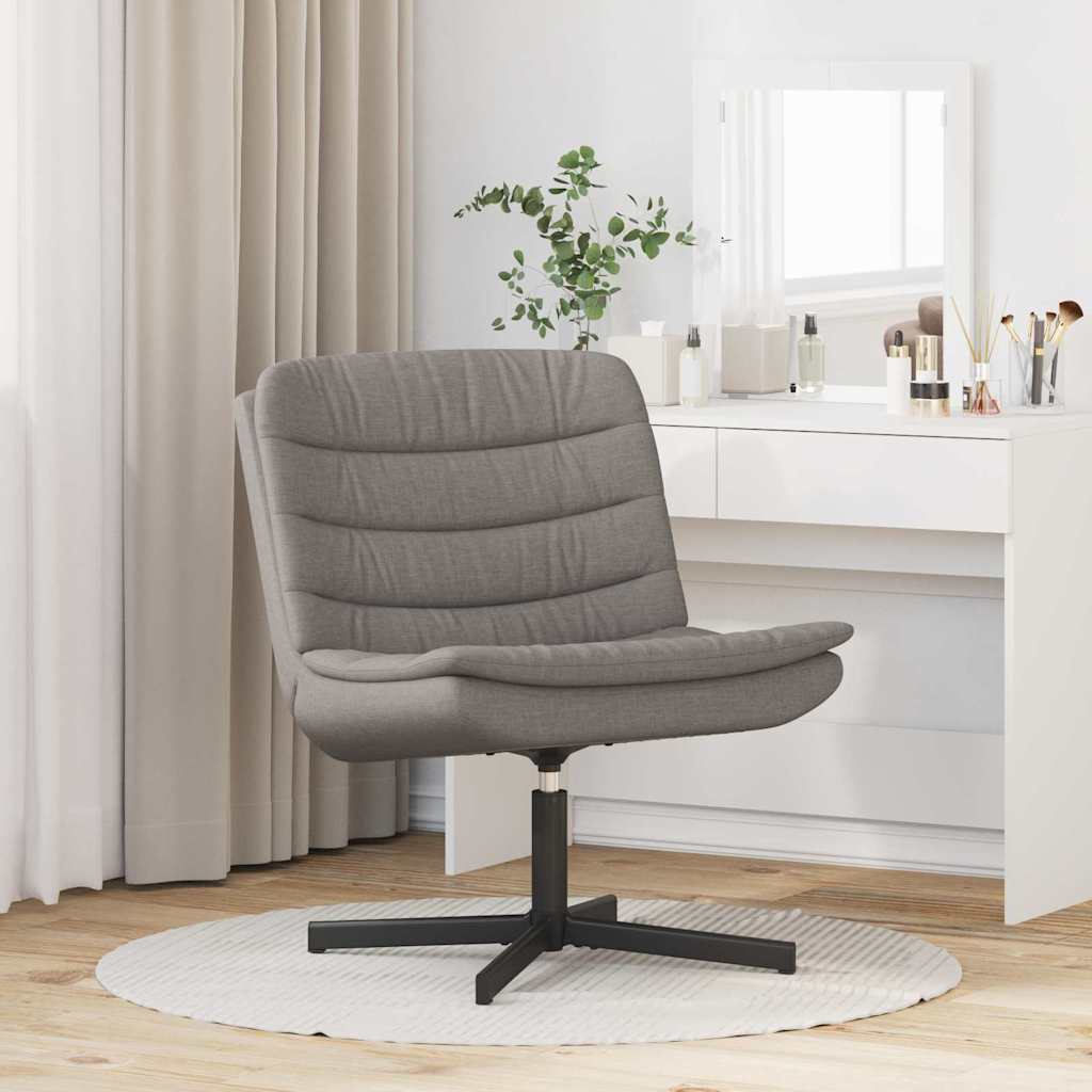 Draaistoel Taupe 63 x 75 x 76 cm Stof is nu te koop bij PeponiXL, paradijselijk wonen!