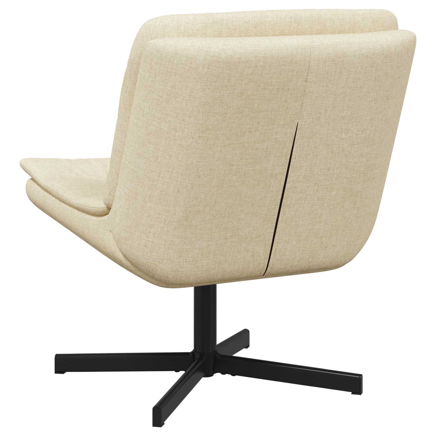 Draaistoel Crème 63 x 75 x 76 cm Stof is nu te koop bij PeponiXL, paradijselijk wonen!