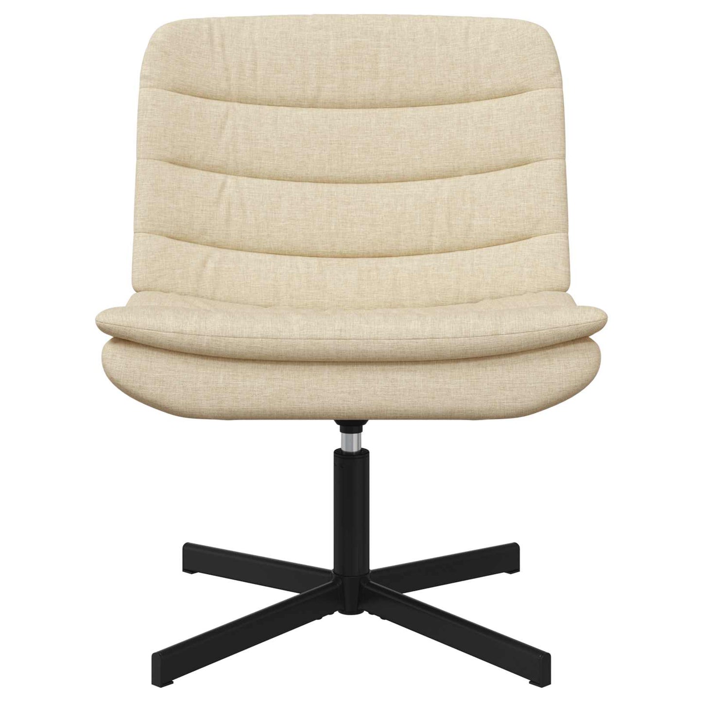 Draaistoel Crème 63 x 75 x 76 cm Stof is nu te koop bij PeponiXL, paradijselijk wonen!