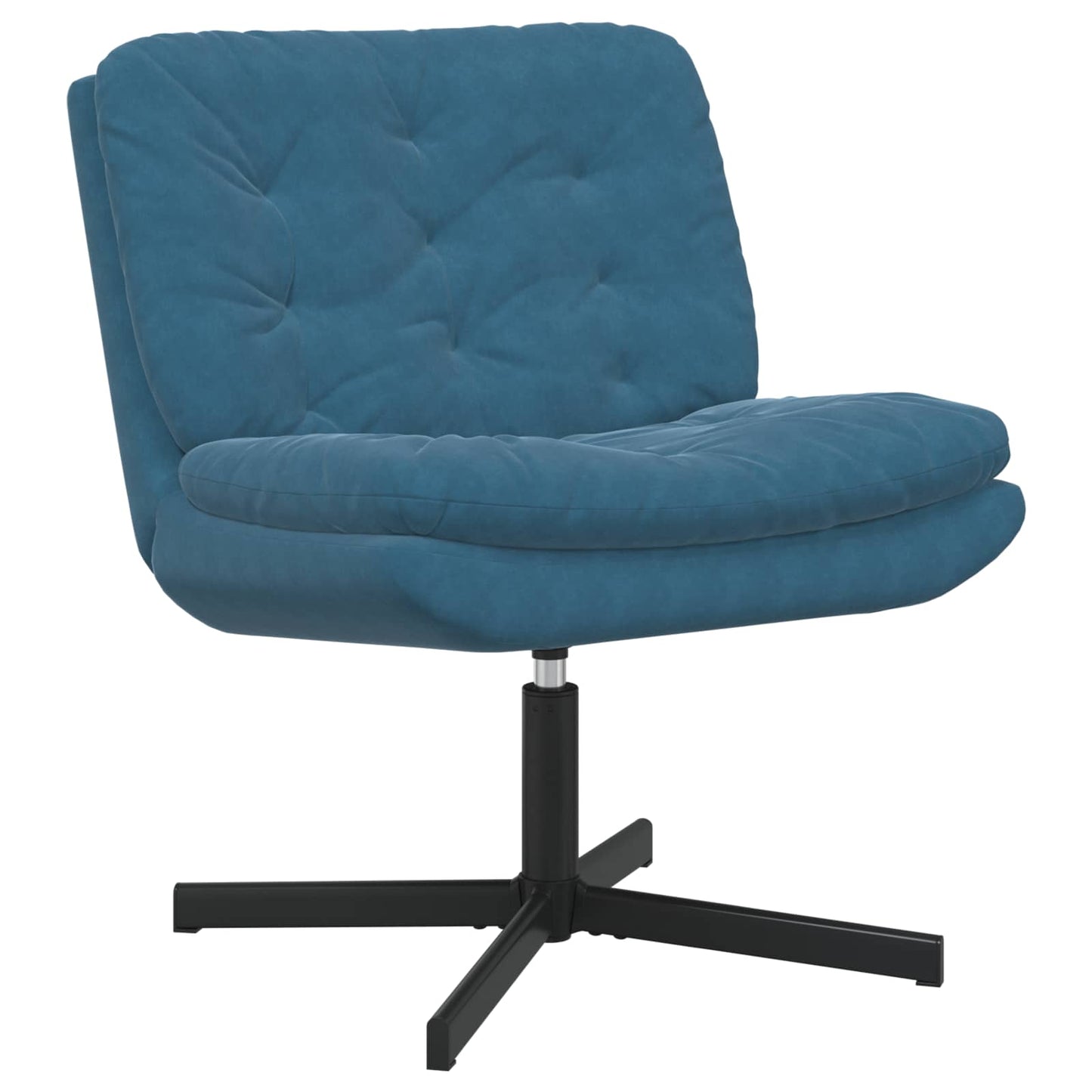 Draaibare Relaxstoel Blauw 63 x 75 x 76 cm Fluweel is nu te koop bij PeponiXL, paradijselijk wonen!