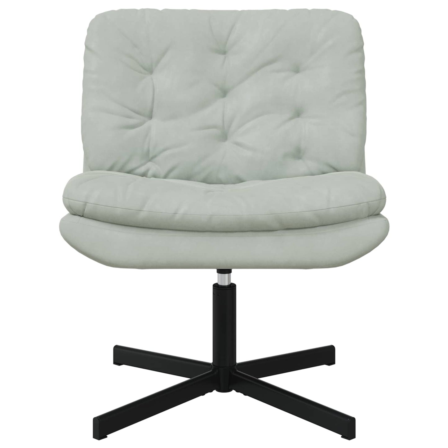 Draaibare Relaxstoel Lichtgrijs 63 x 75 x 76 cm Fluweel is nu te koop bij PeponiXL, paradijselijk wonen!