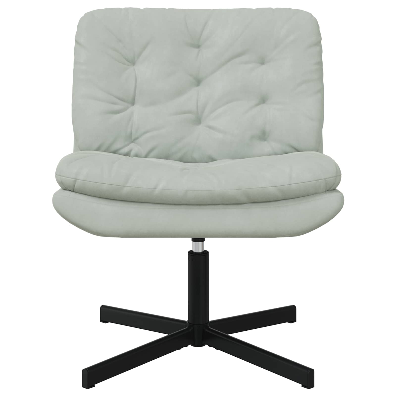 Draaibare Relaxstoel Lichtgrijs 63 x 75 x 76 cm Fluweel is nu te koop bij PeponiXL, paradijselijk wonen!