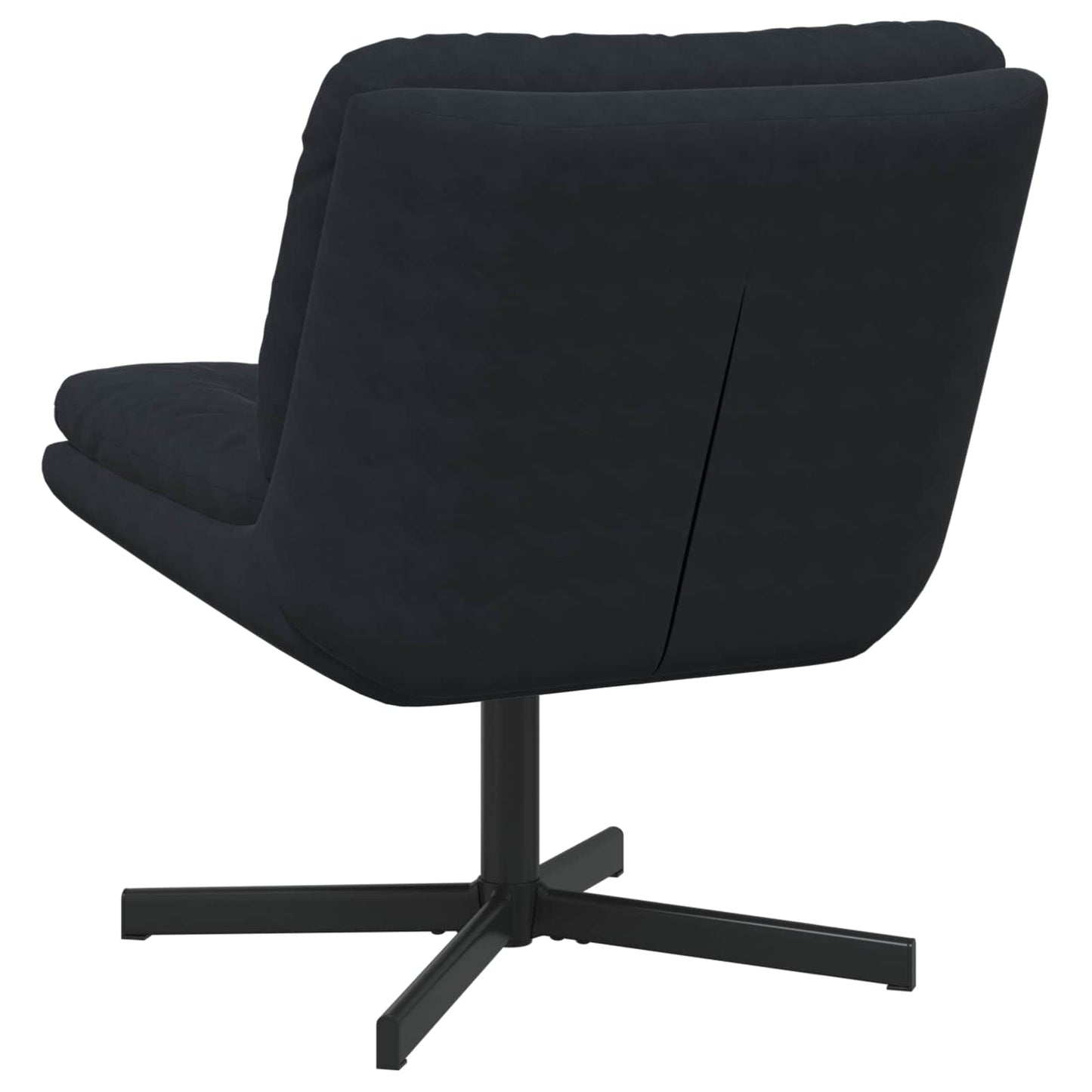 Draaibare Relaxstoel Zwart 63 x 75 x 76 cm Fluweel is nu te koop bij PeponiXL, paradijselijk wonen!