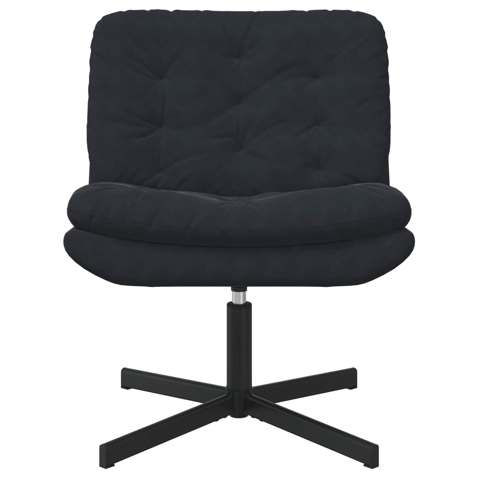 Draaibare Relaxstoel Zwart 63 x 75 x 76 cm Fluweel is nu te koop bij PeponiXL, paradijselijk wonen!