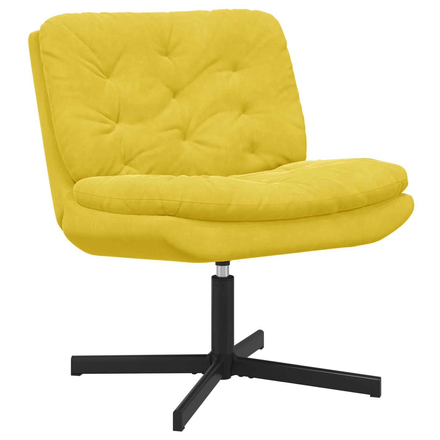 Draaibare Relaxstoel Geel 63 x 75 x 76 cm Fluweel is nu te koop bij PeponiXL, paradijselijk wonen!