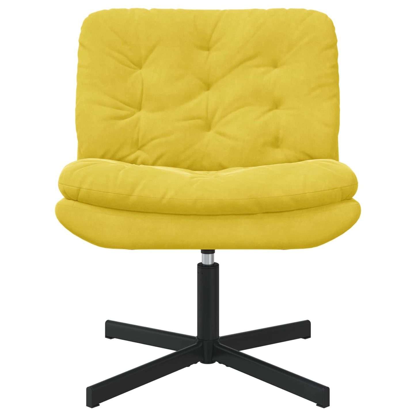 Draaibare Relaxstoel Geel 63 x 75 x 76 cm Fluweel is nu te koop bij PeponiXL, paradijselijk wonen!