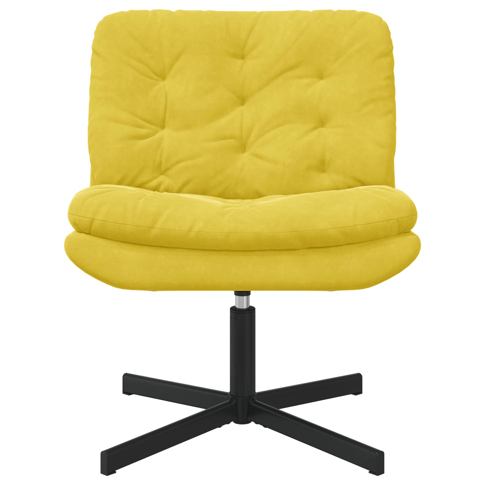 Draaibare Relaxstoel Geel 63 x 75 x 76 cm Fluweel is nu te koop bij PeponiXL, paradijselijk wonen!
