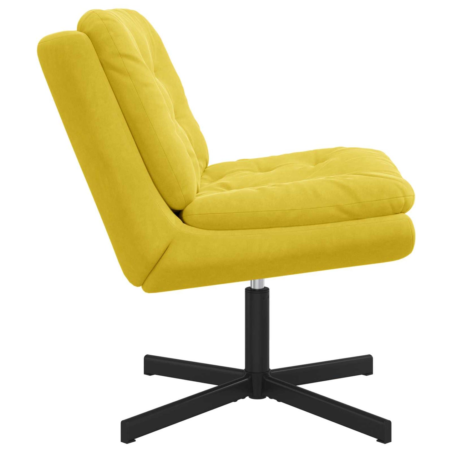 Draaibare Relaxstoel Geel 63 x 75 x 76 cm Fluweel is nu te koop bij PeponiXL, paradijselijk wonen!