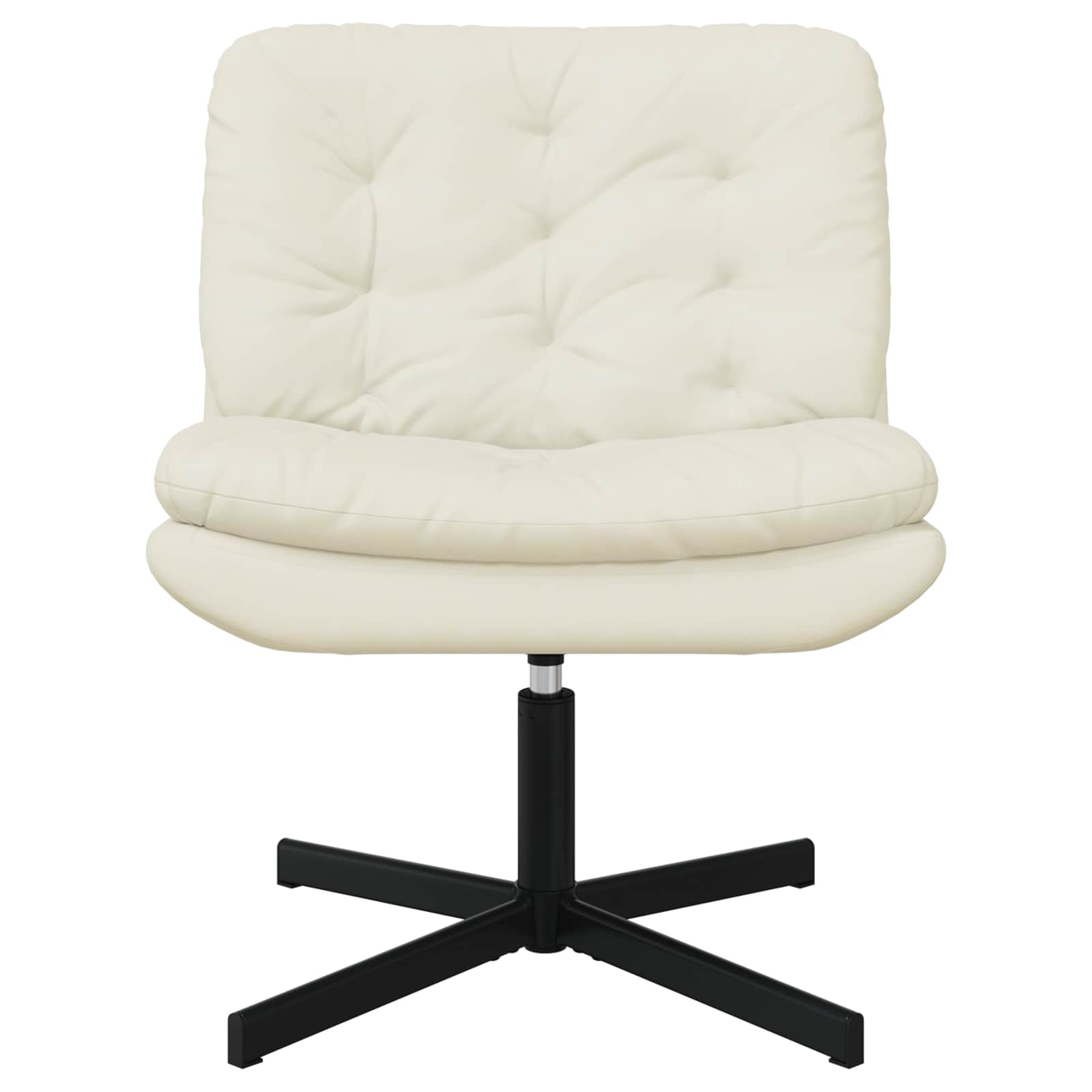 Draaibare Relaxstoel Crème 63 x 75 x 76 cm Fluweel is nu te koop bij PeponiXL, paradijselijk wonen!