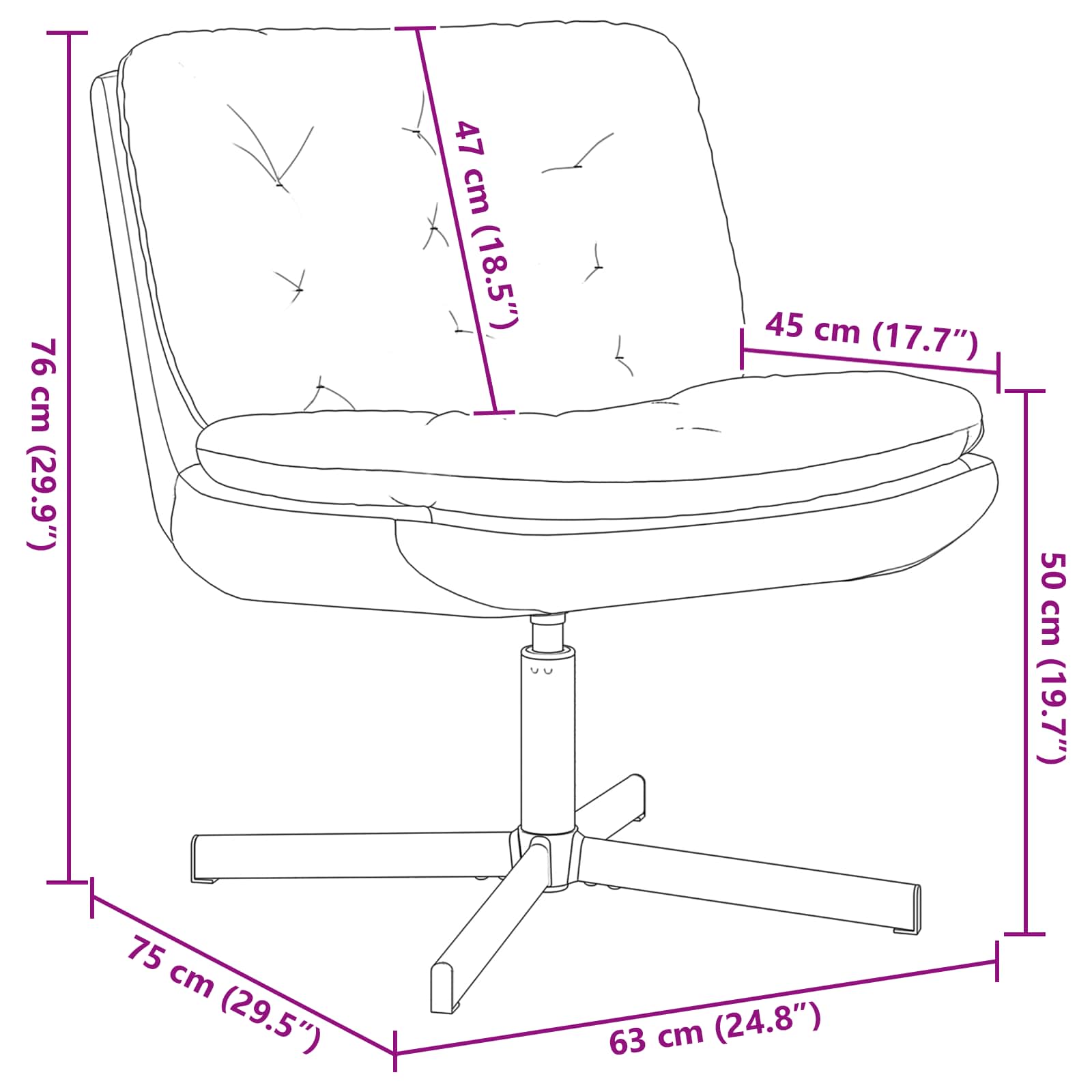 Draaibare Relaxstoel Turquoise 63 x 75 x 76 cm Fluweel is nu te koop bij PeponiXL, paradijselijk wonen!