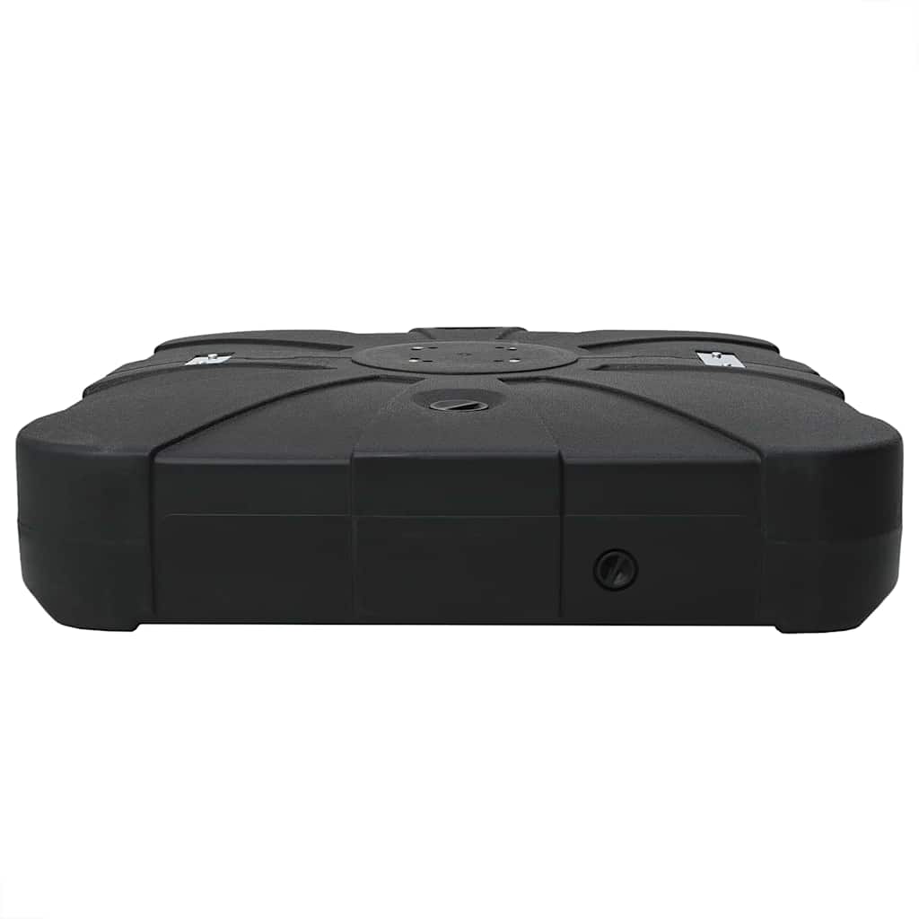 Vrijhangende parasolvoet Zwart 86 x 86 x 19 cm is nu te koop bij PeponiXL, paradijselijk wonen!