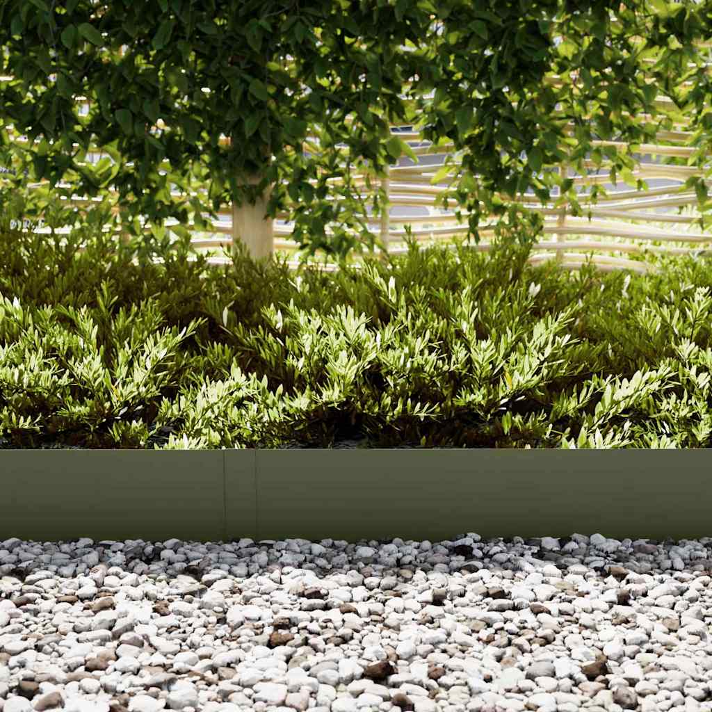 Tuinrand 50 pcs Olijf Groen 100 x 0.05 x 20 cm is nu te koop bij PeponiXL, paradijselijk wonen!