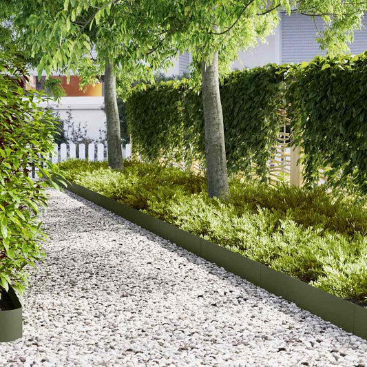 Tuinrand 50 pcs Olijf Groen 100 x 0.05 x 20 cm is nu te koop bij PeponiXL, paradijselijk wonen!