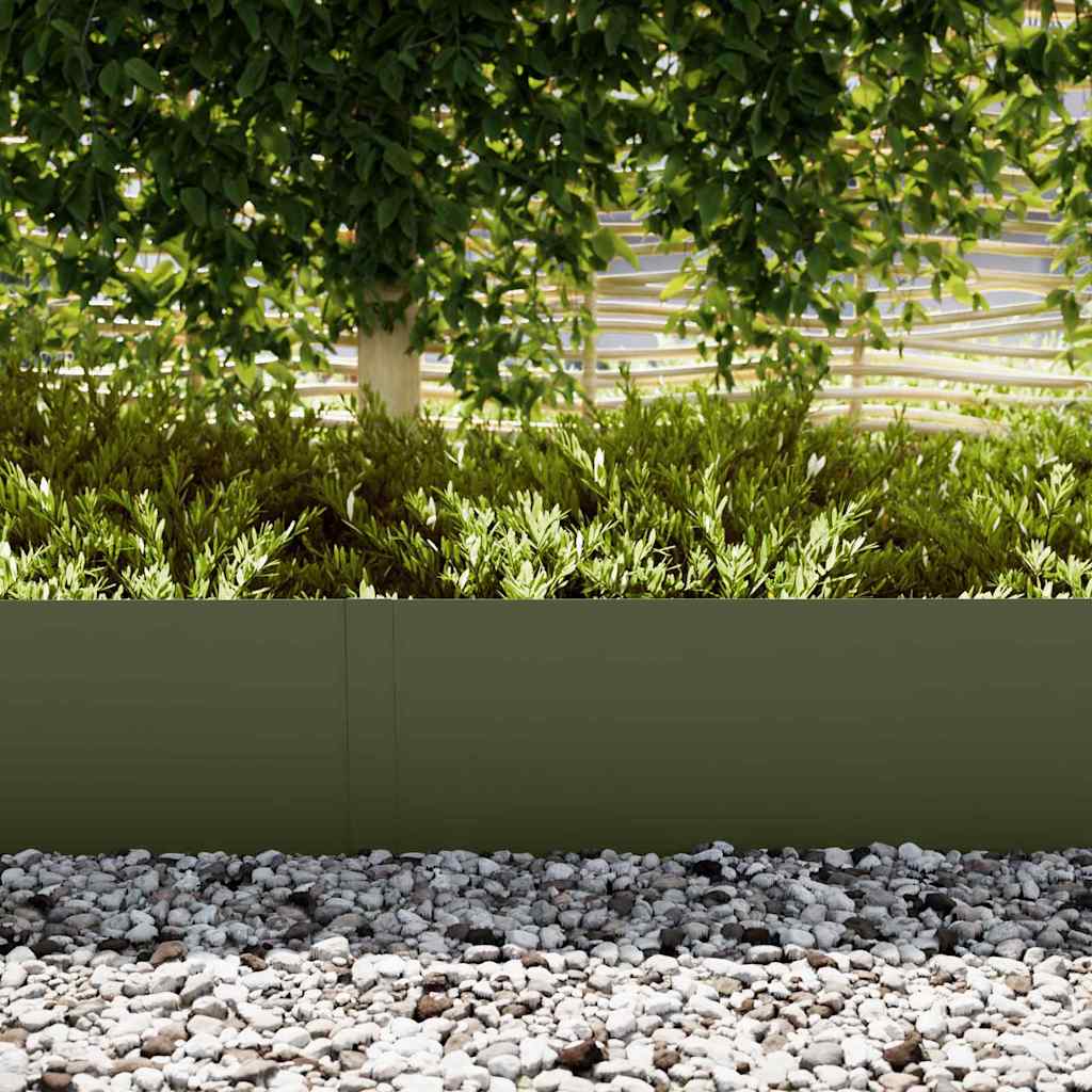 Tuinrand 30 pcs Olijf Groen 100 x 0,05 x 30 cm is nu te koop bij PeponiXL, paradijselijk wonen!