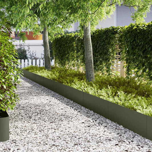 Tuinrand 30 pcs Olijf Groen 100 x 0,05 x 30 cm is nu te koop bij PeponiXL, paradijselijk wonen!