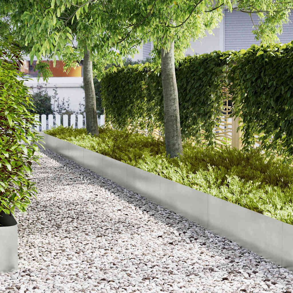 Tuinrand 30 pcs Zilver 100 x 0.05 x 20 cm Roestvrij staal is nu te koop bij PeponiXL, paradijselijk wonen!